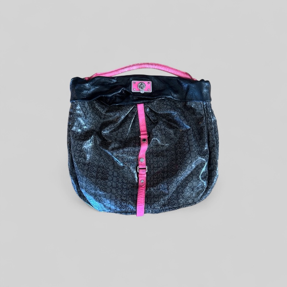 Chic Black and Pink Women's Backpack